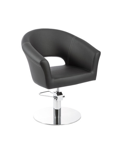 Fauteuil ARCEL Hydraulique PVC noir Logyks