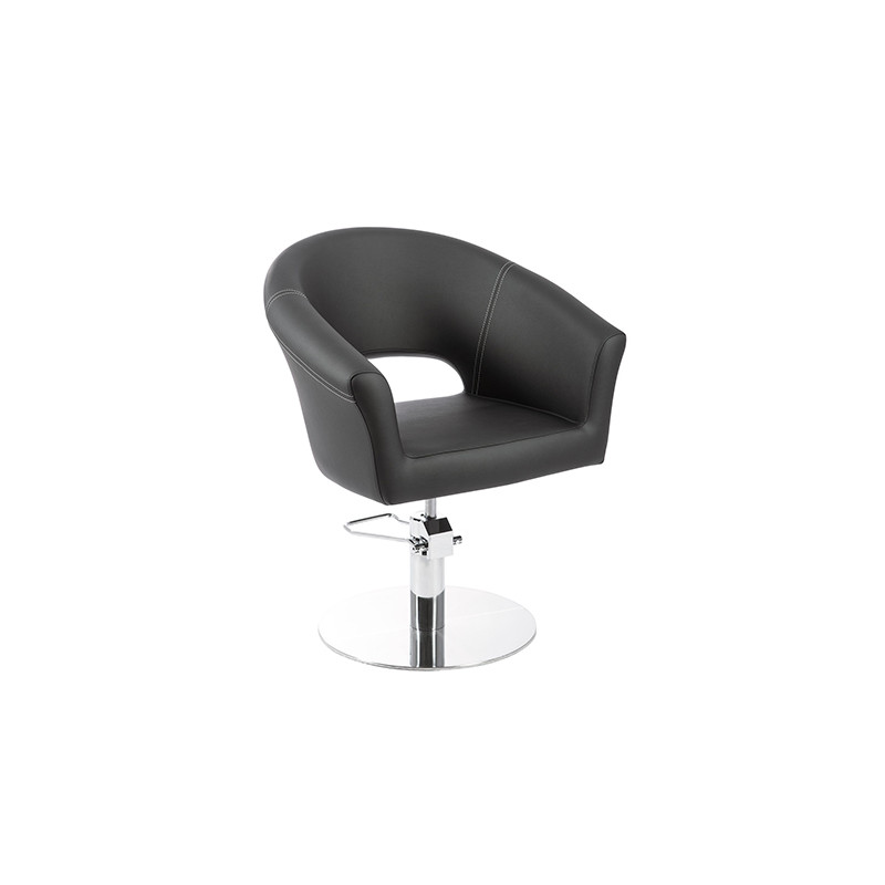 Fauteuil ARCEL Hydraulique PVC noir Logyks Fauteuil ARCEL Hydraulique PVC noir Logyks