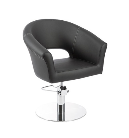 Fauteuil ARCEL Hydraulique PVC noir Logyks