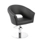 Fauteuil ARCEL Hydraulique PVC noir Logyks Fauteuil ARCEL Hydraulique PVC noir Logyks