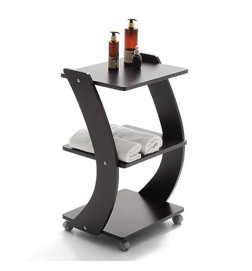 Gueridon Hosi 3 Plateaux Wenge
