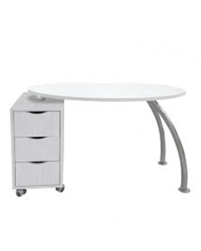 Table Manucure Brio Easy Blanc Laque