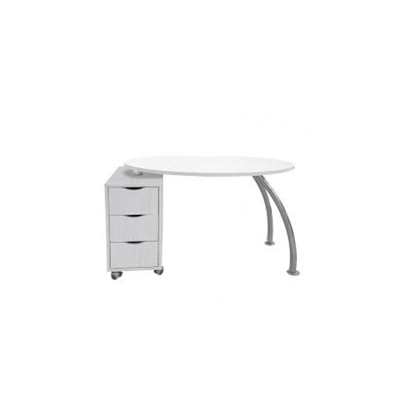 Table Manucure Brio Easy Blanc Laque Table Manucure Brio Easy Blanc Laque