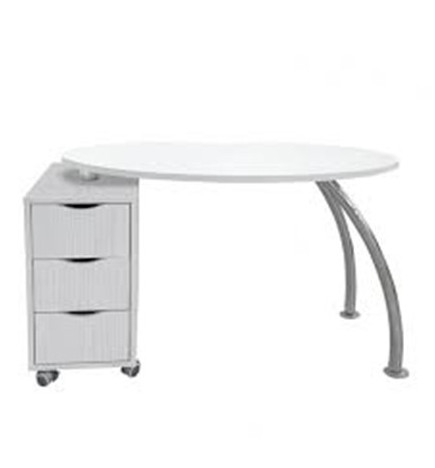 Table Manucure Brio Easy Blanc Laque