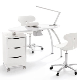 Table Manucure Brio Easy Blanc Laque Aspi