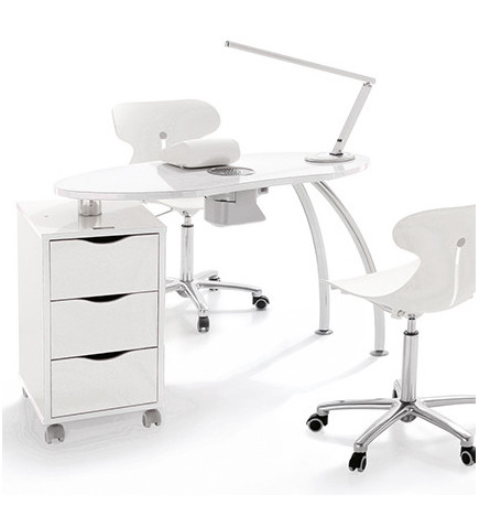 Table Manucure Brio Easy Blanc Laque Aspi