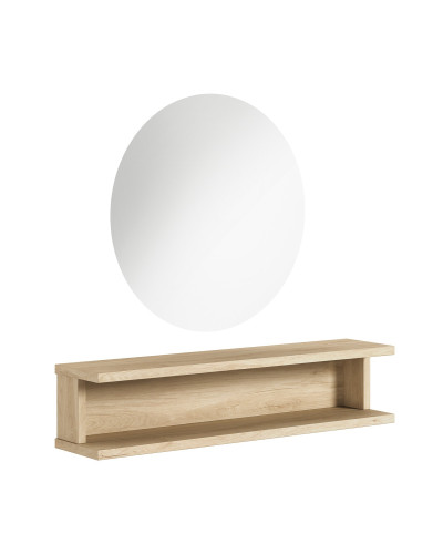 Coiffeuse Murale Elor LED Avec Miroir Logyks
