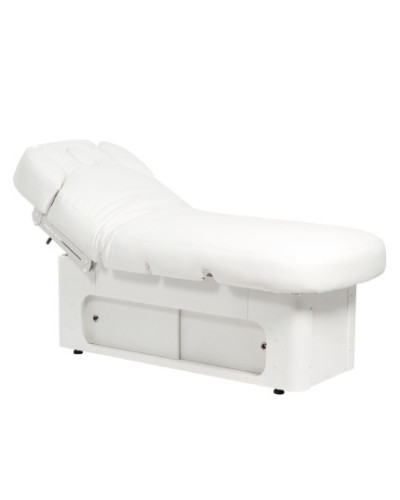 Lit Électrique Apollon SPA Skaï Blanc DDUUEETT
