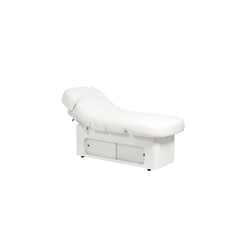 Lit Électrique Apollon SPA Skaï Blanc DDUUEETT