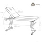 Table De Massage Helios Skaï Blanc DDUUEETT Table De Massage Helios Skaï Blanc DDUUEETT