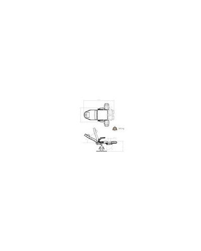 Fauteuil Pédicure Alcor Skai Blanc Sonia DDUUEETT