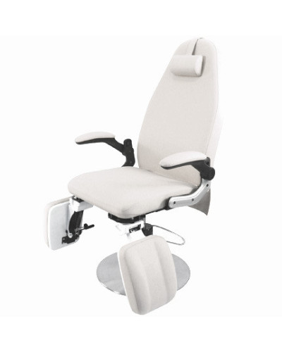 Fauteuil Pédicure Alcor Skai Blanc Sonia DDUUEETT