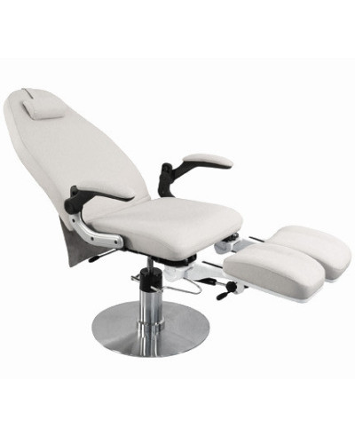 Fauteuil Pédicure Alcor Skai Blanc Sonia DDUUEETT