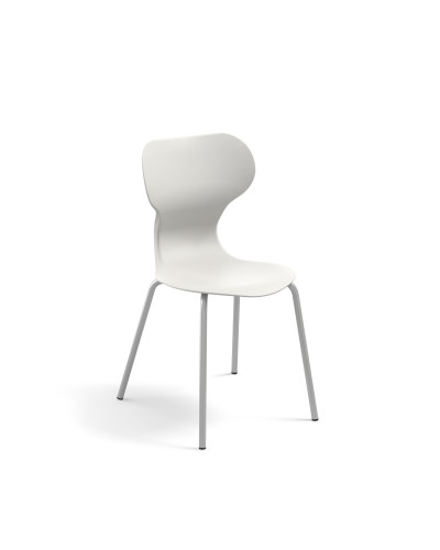 Chaise Client Mia Basic Blanc Mirplay