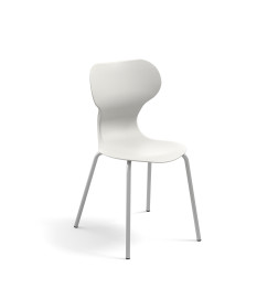 Chaise Client Mia Basic Blanc Mirplay