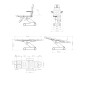 Fauteuil de Podologue 3 Moteurs B-Light 503 Gris Led
