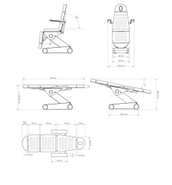 Fauteuil de Soins Electrique 4 Moteurs B-LIGHT 502