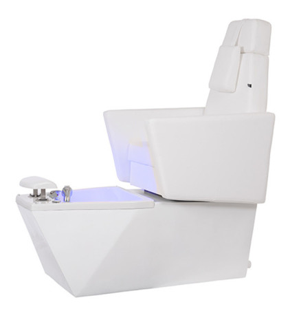 Fauteuil de SPA Pédicure 2 Moteurs en Skai Blanc GENTLE