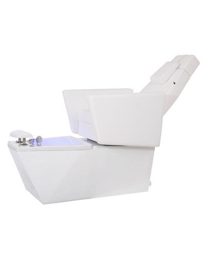 Fauteuil de SPA Pédicure 2 Moteurs en Skai Blanc GENTLE