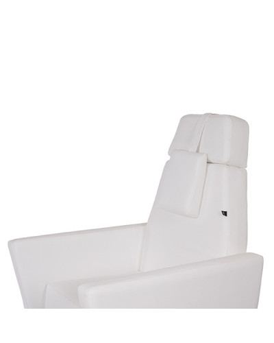 Fauteuil de SPA Pédicure 2 Moteurs en Skai Blanc GENTLE