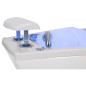 Fauteuil de SPA Pédicure 2 Moteurs en Skai Blanc GENTLE