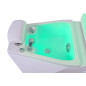 Fauteuil de SPA Pédicure 2 Moteurs en Skai Blanc GENTLE