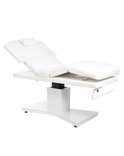 Table de Massage Électrique Poséidon Skaï Blanc