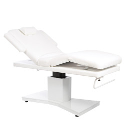 Table de Massage Électrique Poséidon Skaï Blanc