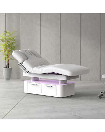 Lit Spa Oken 4 Moteurs Blanc Silverfox