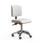 Tabouret Zoi Bois Naturel Blanc SilverFox Tabouret Zoi Bois Naturel Blanc SilverFox