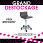 Tabouret Iron Marron Nelson Mobilier