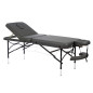 Lit Portable Reiku Skai Noir Pieds en Aluminium Coinfycare Lit Portable Reiku Skai Noir Pieds en Aluminium Coinfycare