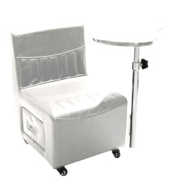 Ge Hand Service Avec Dossier + 1 Tirour Blanc