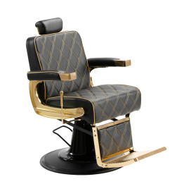 Fauteuil Gon Gold homme Base ronde pompe hydraulique Logyks