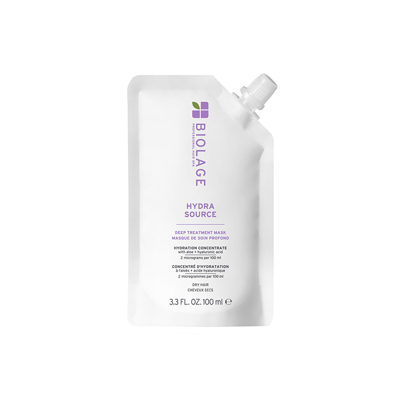Hydrasource Masque Deep Treatment Cheveux secs 100ml Biolage Hydrasource Masque Deep Treatment Cheveux secs 100ml Biolage