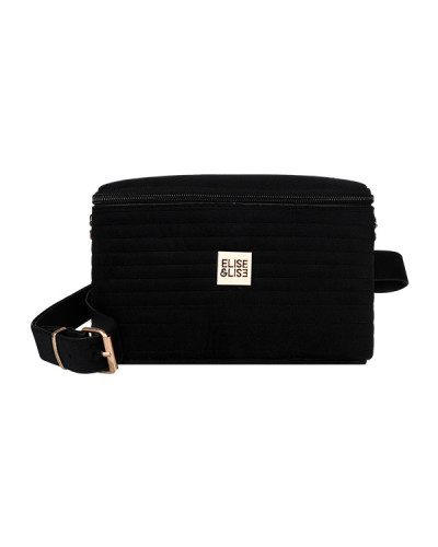 Pochette Velours Chaine + Ceinture Noire Elise et Lise