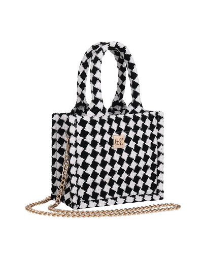 MINI SAC CABAS TWEED 2 COULEURS+++