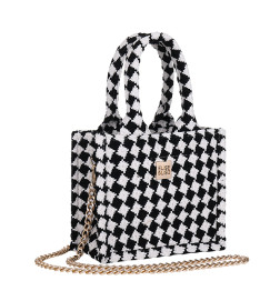 MINI SAC CABAS TWEED 2 COULEURS+++