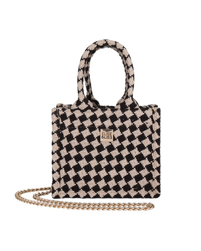 MINI SAC CABAS TWEED 2 COULEURS+++