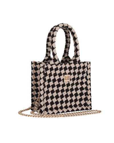 MINI SAC CABAS TWEED 2 COULEURS+++