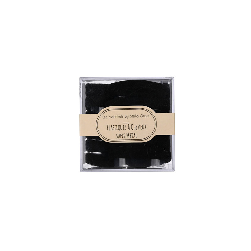 Elastiques à Cheveux Noirs Petit Modèle x24pcs