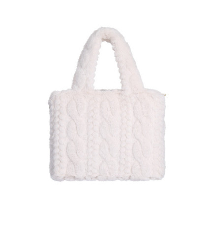 MINI SAC TISSU  NOIR MARRON OU BLANC+++