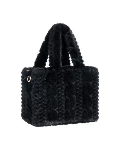 MINI SAC TISSU  NOIR MARRON OU BLANC+++