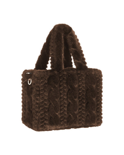 MINI SAC TISSU  NOIR MARRON OU BLANC+++