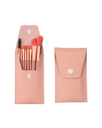 Pochette de 8 pinceaux de maquillage