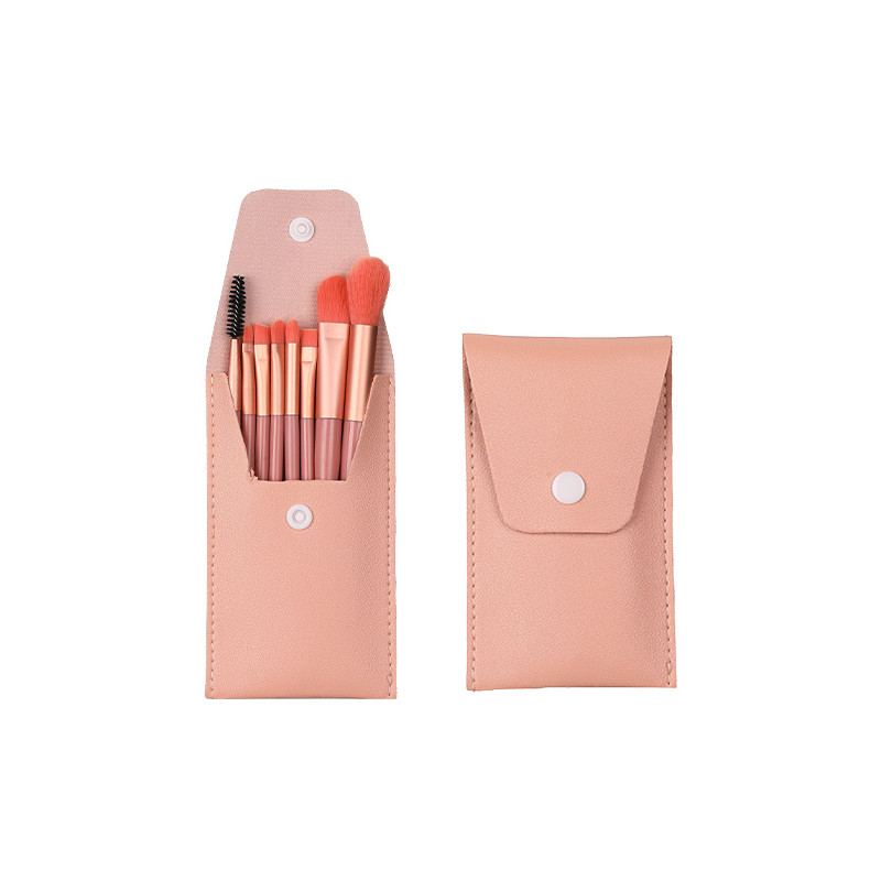 Pochette de 8 pinceaux de maquillage