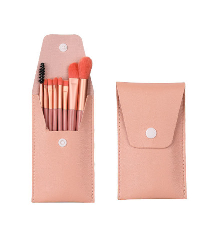 Pochette de 8 pinceaux de maquillage