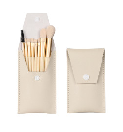 Pochette de 8 pinceaux de maquillage