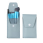 Pochette de 8 pinceaux de maquillage