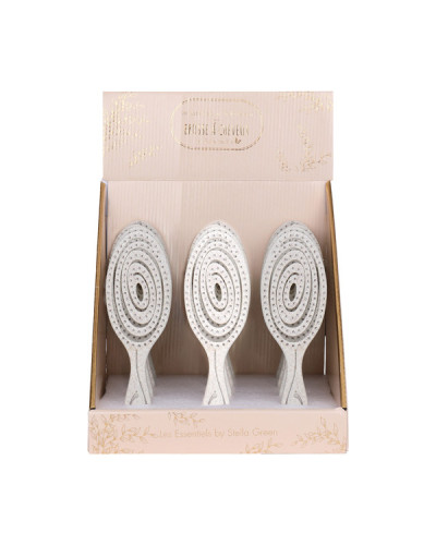 Brosse Flexible Beige En Paille de Blé Beige Claire Stella Green